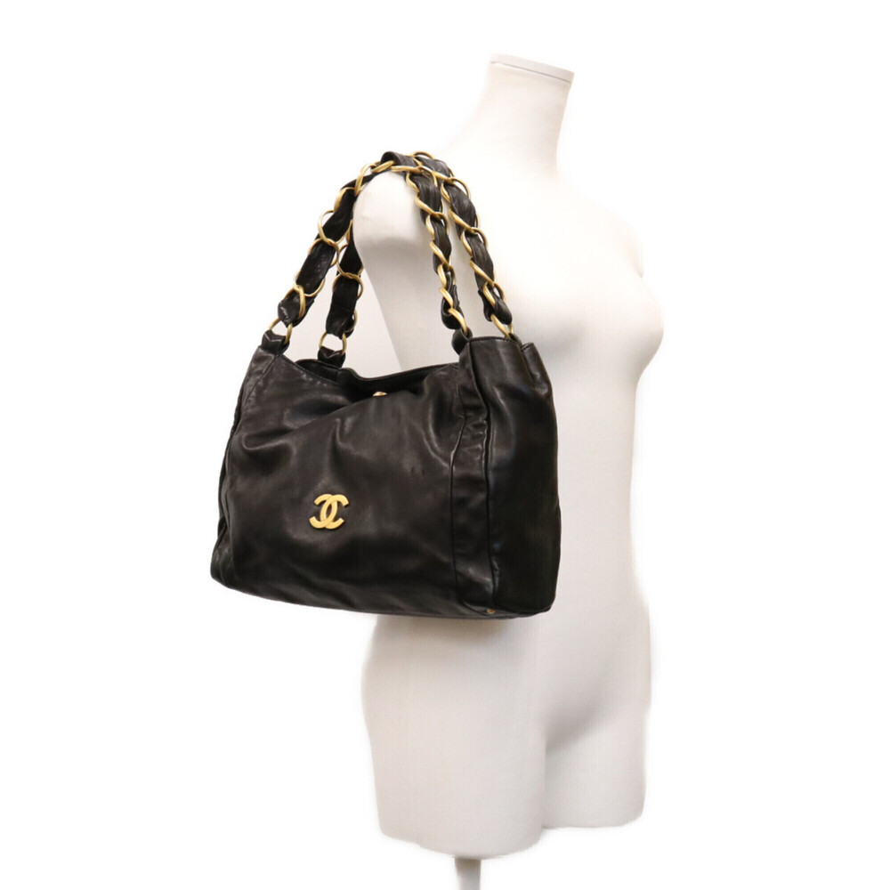 CHANEL Olsen Small Hobo Bag Shoulder Bag, Black with Gold Hardware, Lambskin ... - Picture 10 of 10
